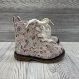 Combat Boots Flowers 7c