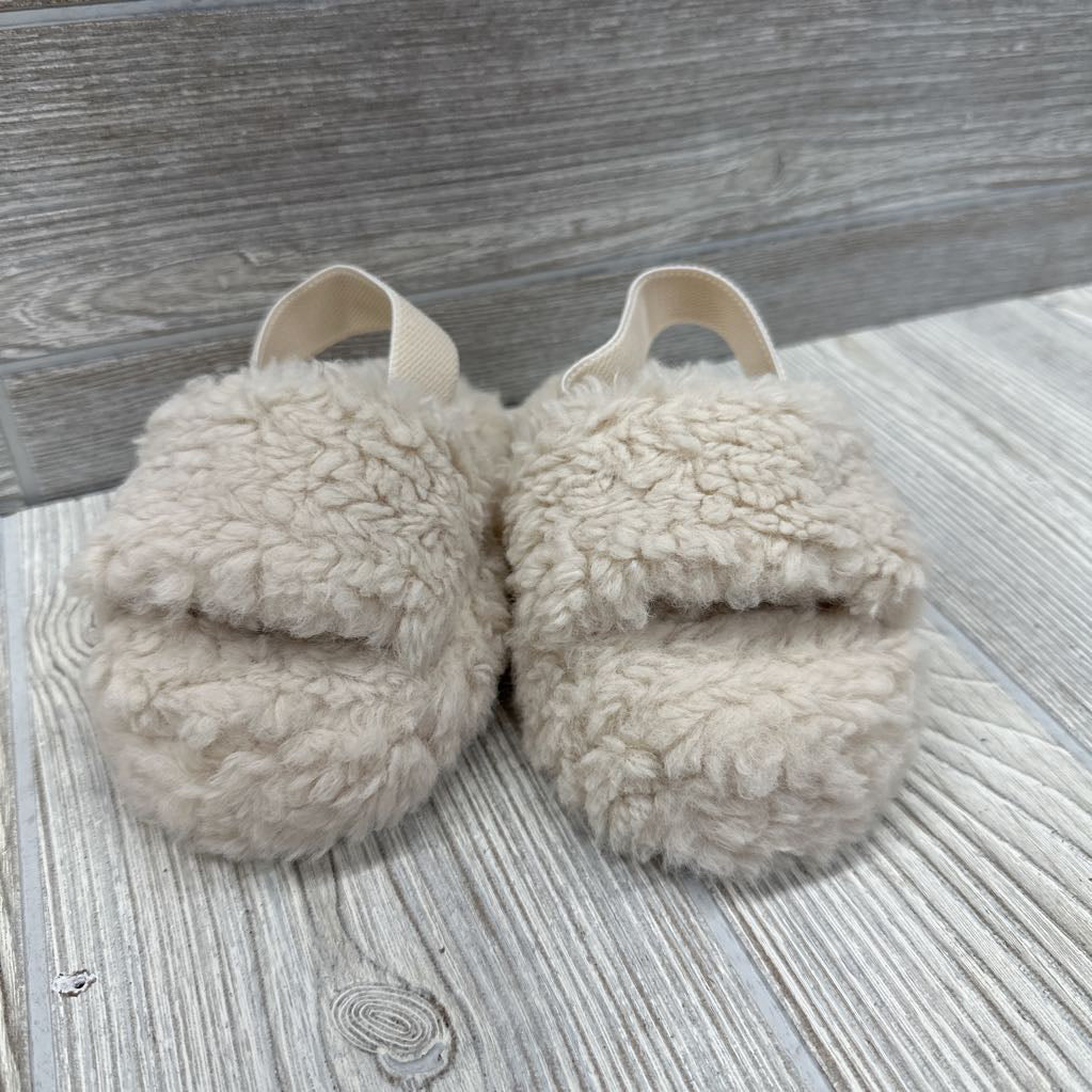 Faux Fur Clog Sandal Slippers 5-6