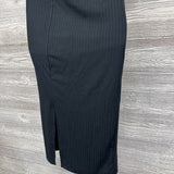 NEW V Neck Ribbed Shirt & Skirt Set Large