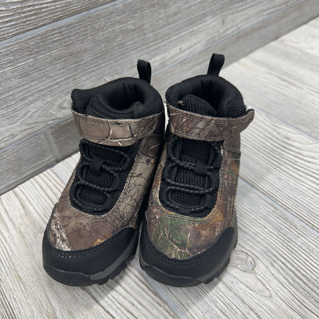 Velcro Camo Hiking Boots 8c