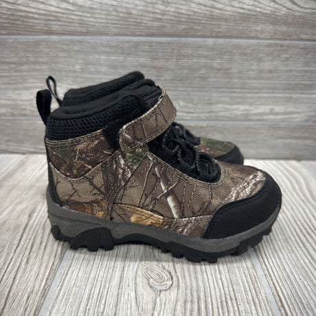 Velcro Camo Hiking Boots 8c