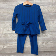 NEW LS Hacci Ribbed Peplum Shirt & Leggings 18-24M