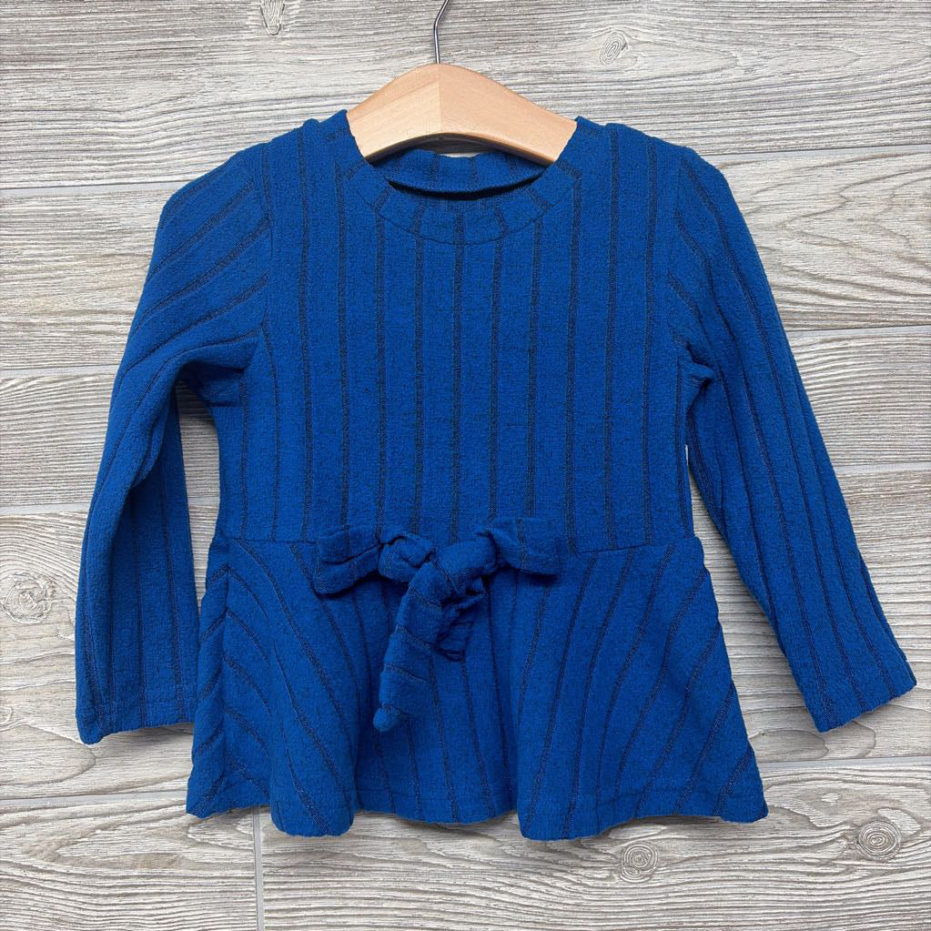 NEW LS Hacci Ribbed Peplum Shirt & Leggings 18-24M