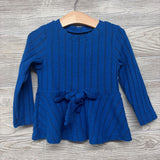 NEW LS Hacci Ribbed Peplum Shirt & Leggings 18-24M