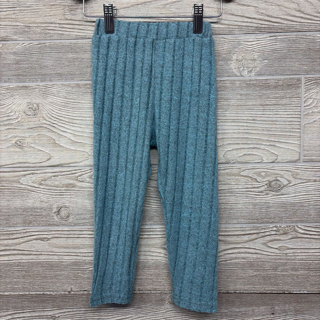 NEW LS Hacci Ribbed Peplum Shirt & Leggings 18-24M