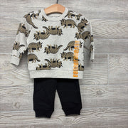 NEW Crewneck Dinosaurs & French Terry Joggers 12M