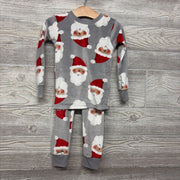 Nw/oT 2 Pc LS Cozy PJs Santa 2T