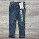 NEW Skinny Jeans Frayed 4-5