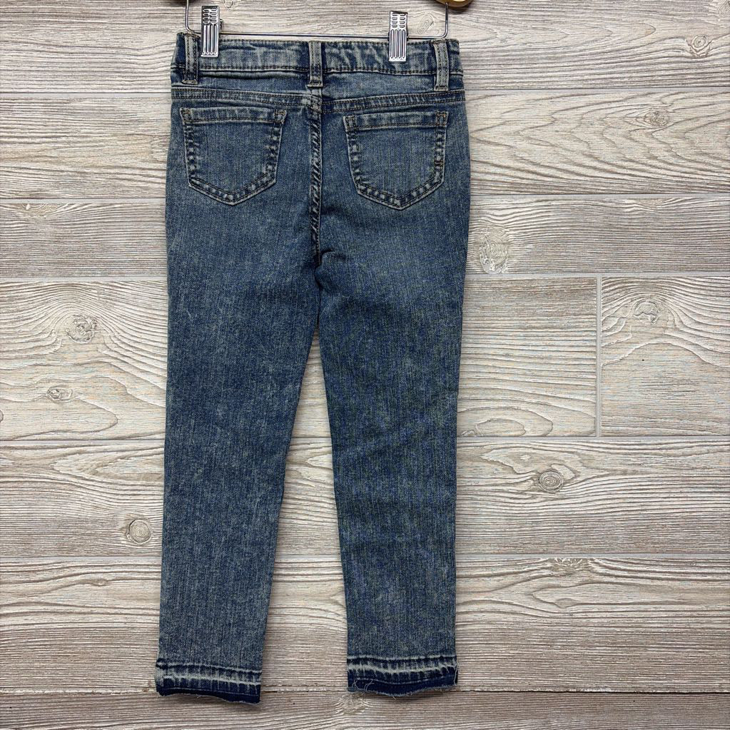 NEW Skinny Jeans Frayed 4-5