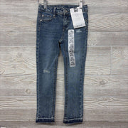 NEW Skinny Jeans Frayed 4-5