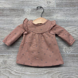 LS Dress Flowers Flutter Sleeve & Bloomers NB