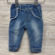 Knit Jeggings Frayed Pockets NB