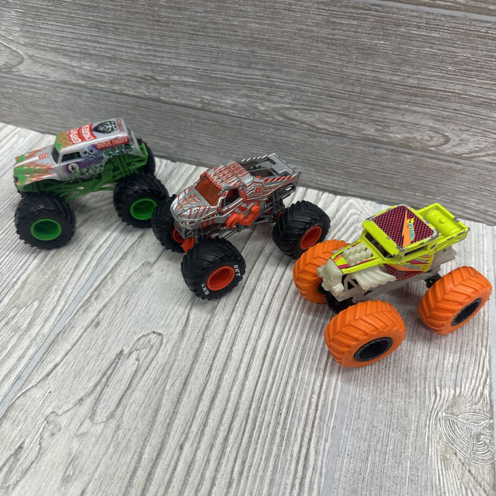 3 Pk Monster Trucks