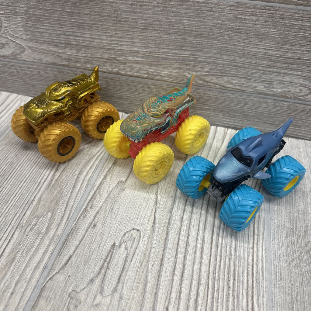 3 Pk Monster Trucks
