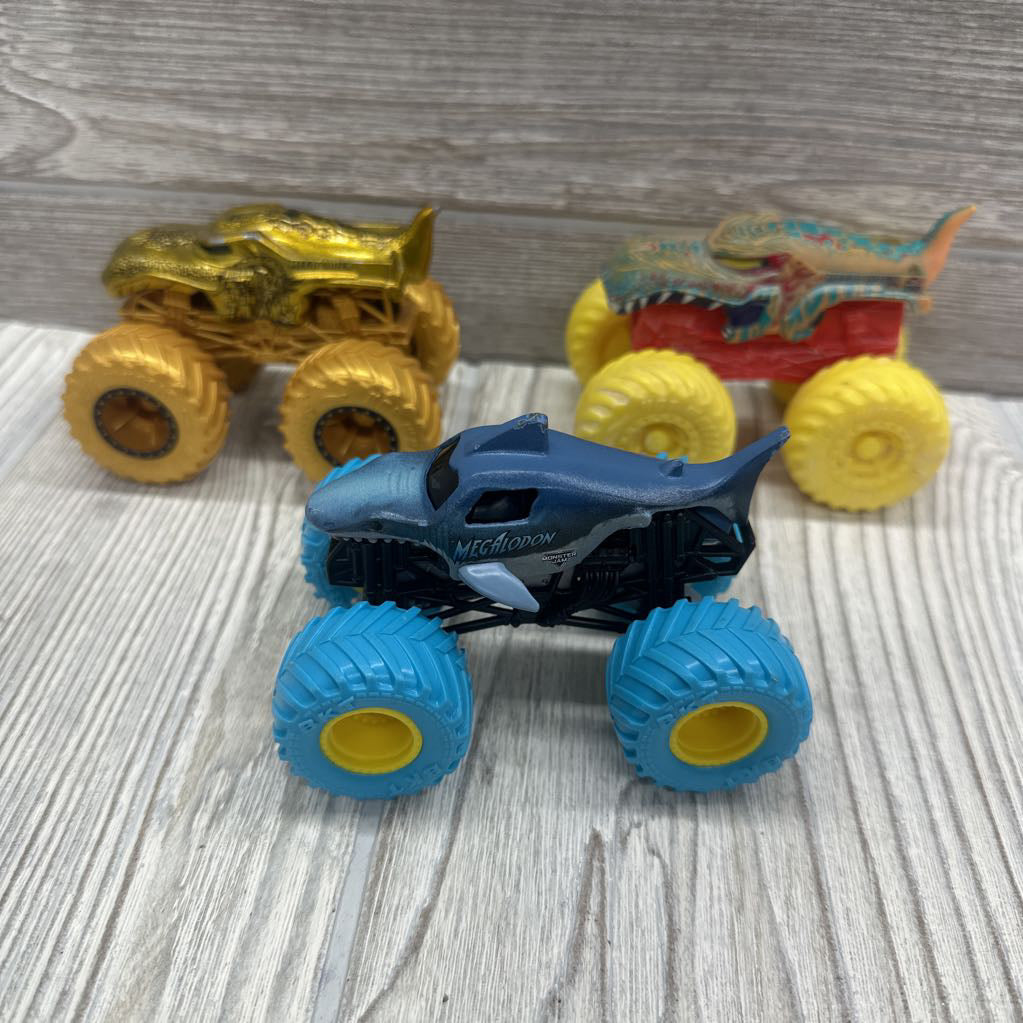 3 Pk Monster Trucks