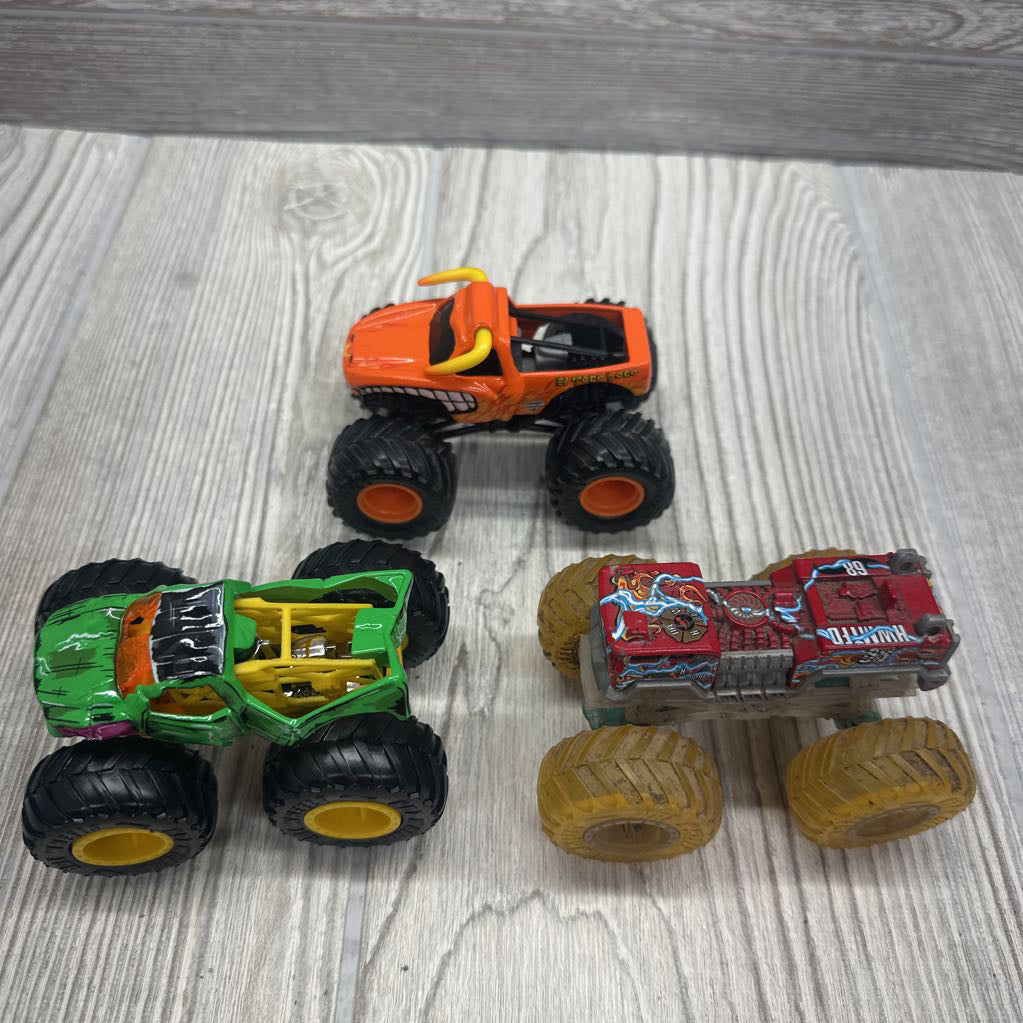 3 Pk Monster Trucks