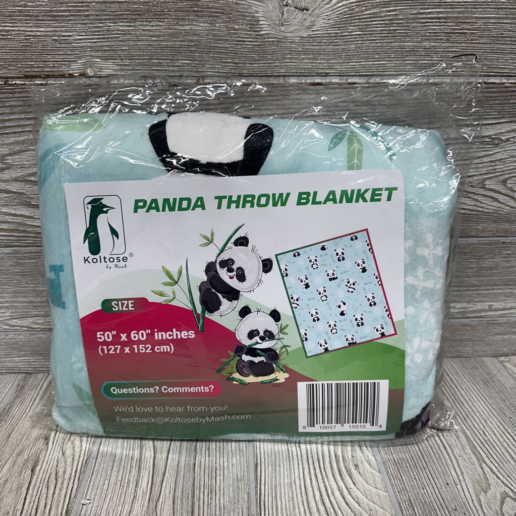 NEW Panda Throw Blanket