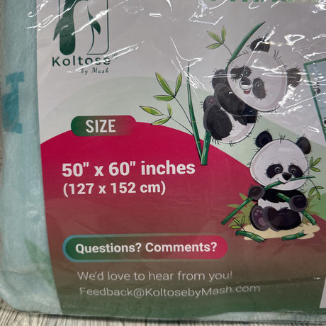 NEW Panda Throw Blanket
