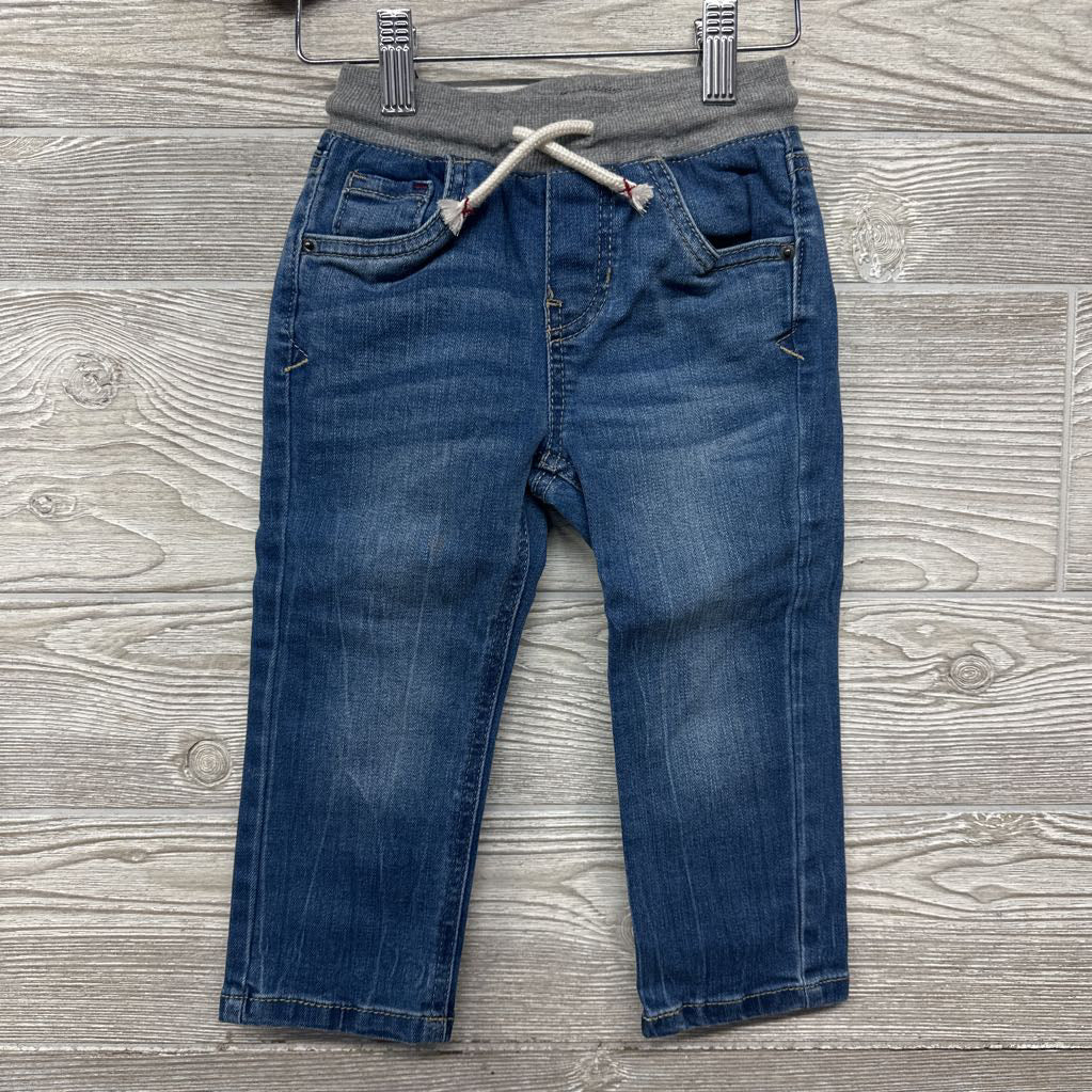Pull On Straight Jeans 2T