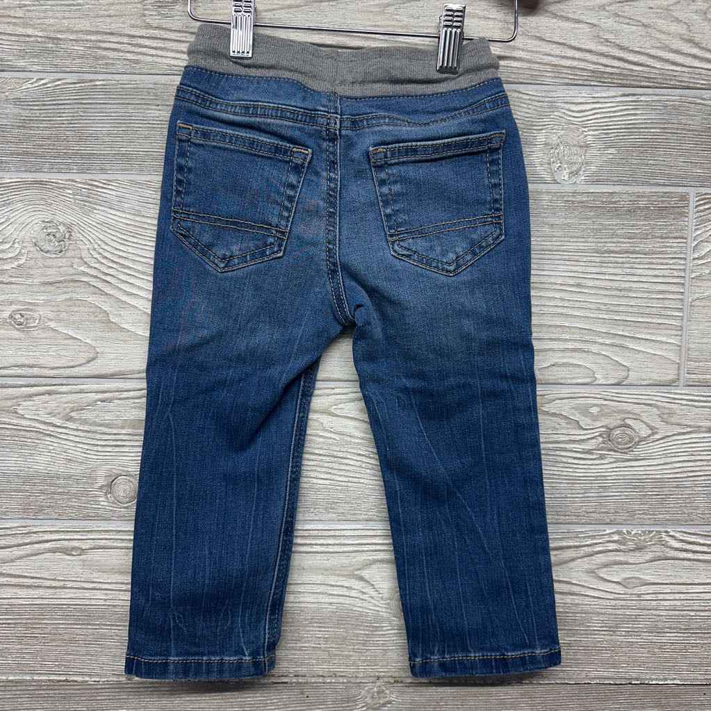 Pull On Straight Jeans 2T