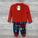 NEW 2 Pc LS PJs Nordic Snowflakes 2T