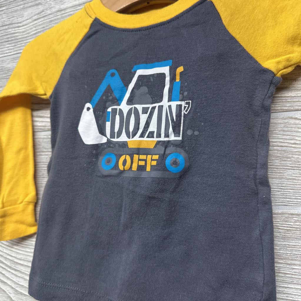 2 Pc LS PJs Dozin' Off Construction Vehicles 18M