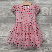 Tulle Dress & Bloomers Foil Hearts 18M