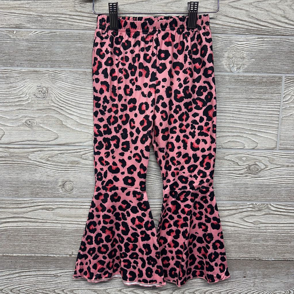 Bell Bottom Pants Animal Print 3T