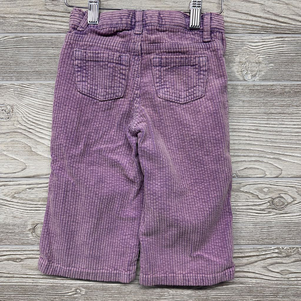 Wide Leg Acid Wash Cord Pants 2T