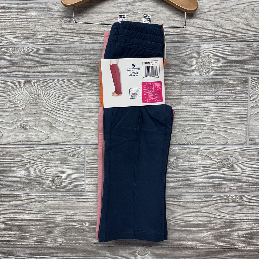 NEW 3 Pk Wide Leg Pants 2T