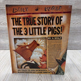 The True Story Of The 3 Little Pigs Hardcover Book