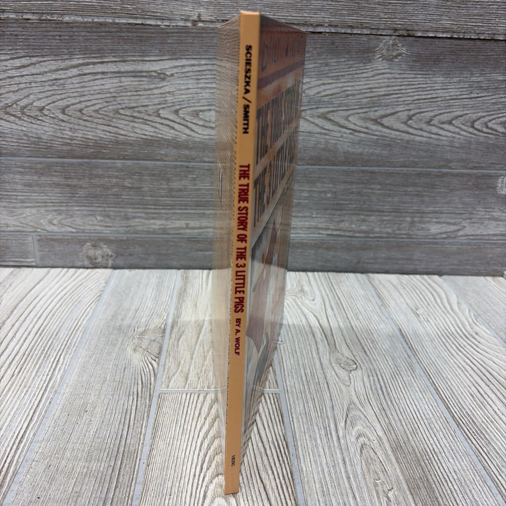 The True Story Of The 3 Little Pigs Hardcover Book