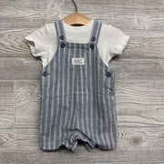 Shortalls Stripes Going Places & Shirt 9M