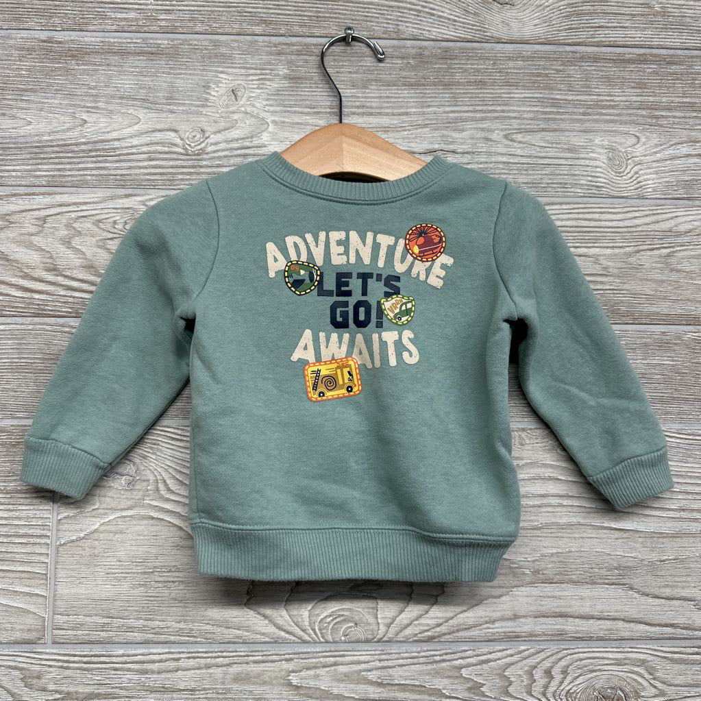 Crewneck Adventure Awaits 6-9M