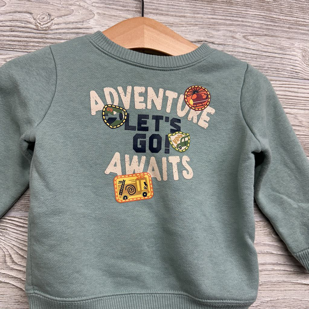 Crewneck Adventure Awaits 6-9M