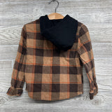 LS Plaid Button Up Shirt W/ Hood 3T