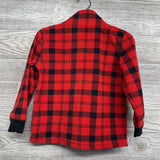 LS Fleece Henley Shirt Plaid 3T