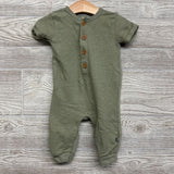 Henley Outfit Cuffed Sleeves 3-6M