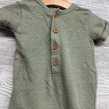 Henley Outfit Cuffed Sleeves 3-6M