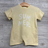 Oversized Knit Shorty Romper Summer 3-6M