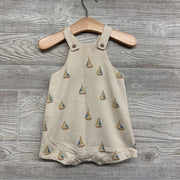Shortall Romper Sailboats 3-6M