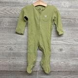 Waffle Knit Sleeper Chest Pocket 6-9M