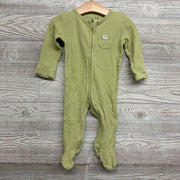 Waffle Knit Sleeper Chest Pocket 6-9M