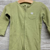 Waffle Knit Sleeper Chest Pocket 6-9M