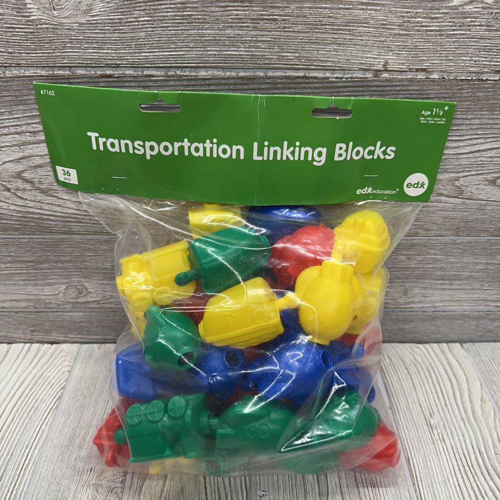 NEW Transportation Linking Blocks