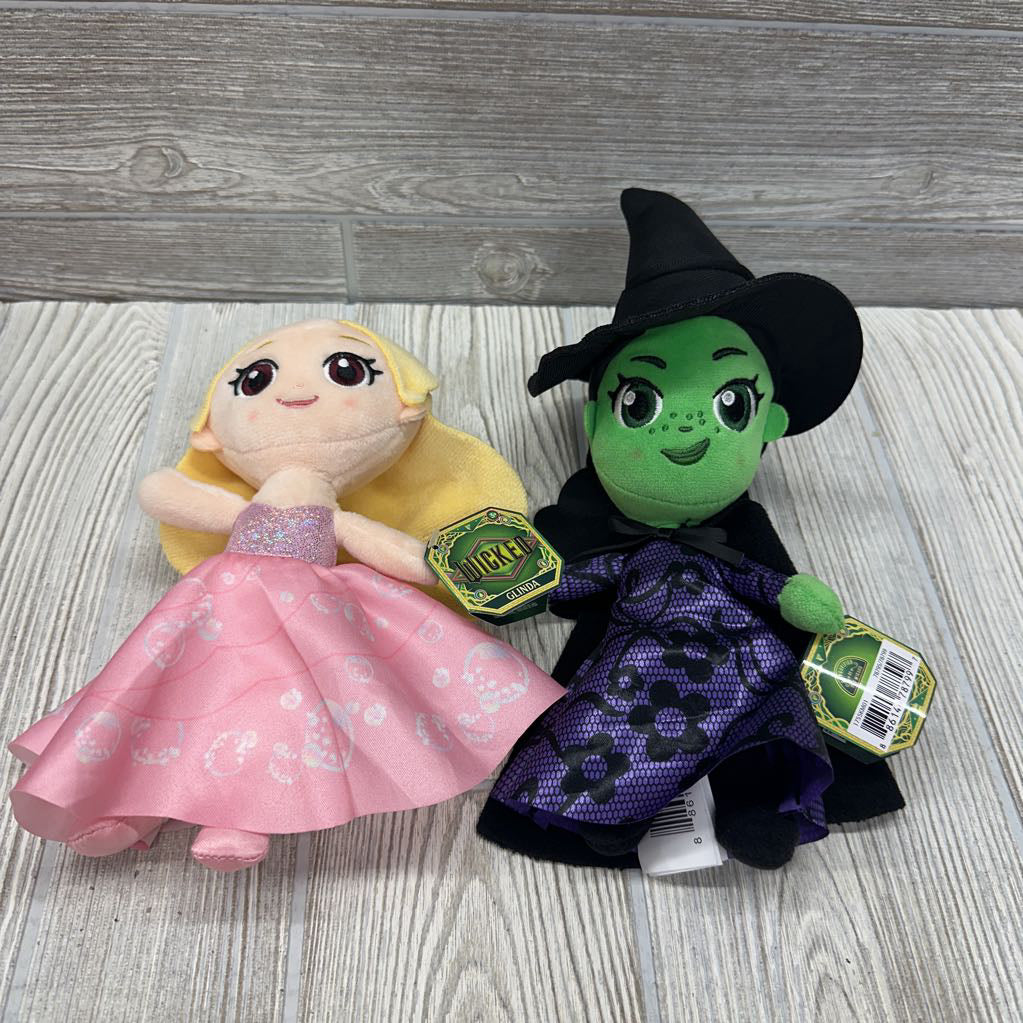 NEW Elphaba & Glinda Plush Characters