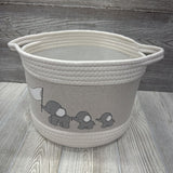 Rope Basket Elephants