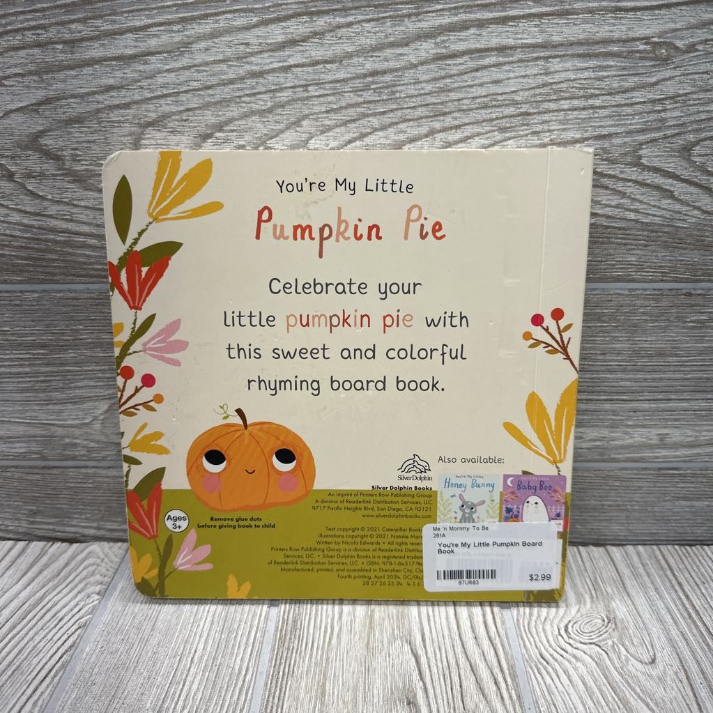 You're My Little Pumpkin Board Book