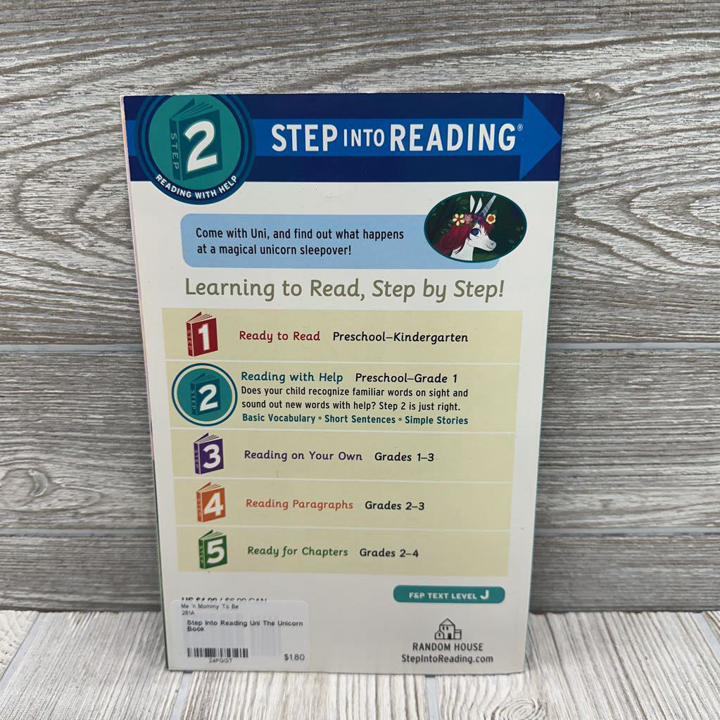 Step Into Reading Uni The Unicorn Book
