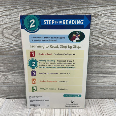 Step Into Reading Uni The Unicorn Book
